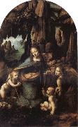 LEONARDO da Vinci Virgin of the Rocks France oil painting reproduction